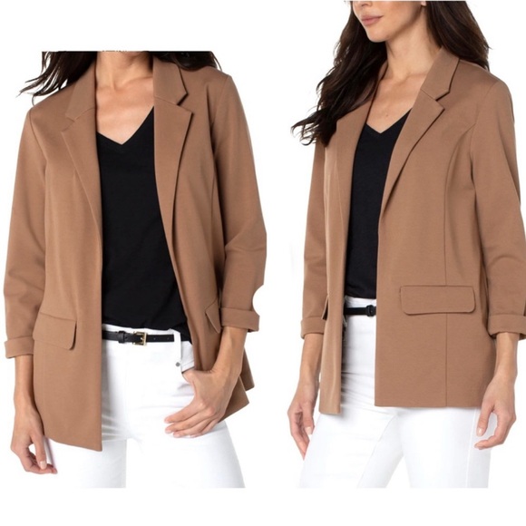 Liverpool Jackets & Blazers - Liverpool Women's Brown Blazer